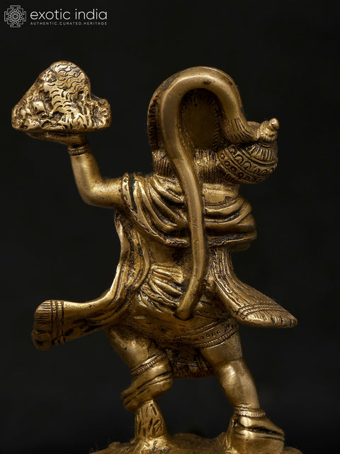 7" Lord Hanuman Carrying the Mountain of Herbs (Sanjeevani)