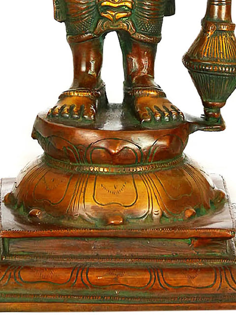 20" Lord Vishnu - Sustainer of Universe | Handmade Brass Statue | Made in India