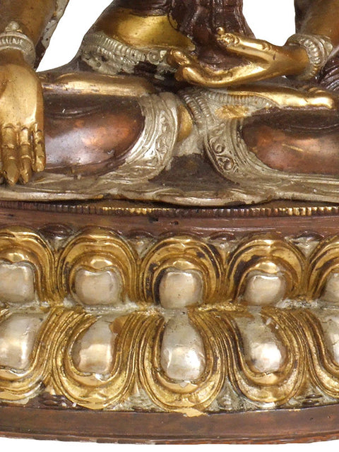14" Ushnishvijaya Ð The Mother of All Buddhas In Brass | Handmade | Made In India