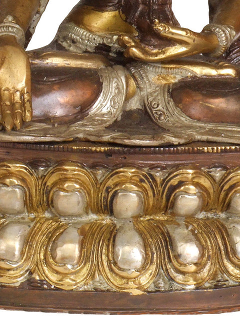 14" Ushnishvijaya – The Mother of All Buddhas In Brass | Handmade | Made In India