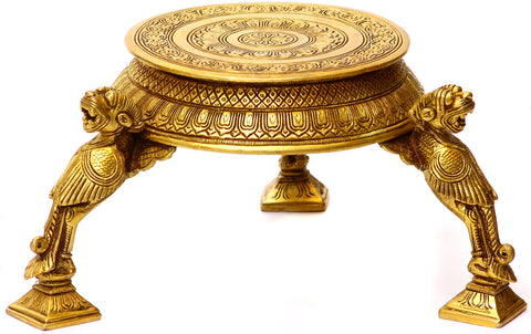 Brass Ritual Chowki (Pedestal)