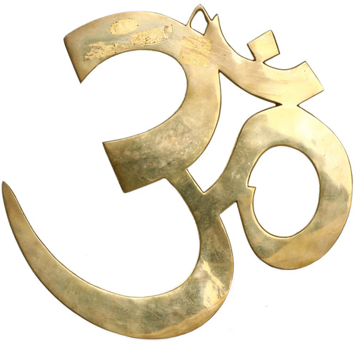 11" OM AUM Handmade Brass Wall Hanging