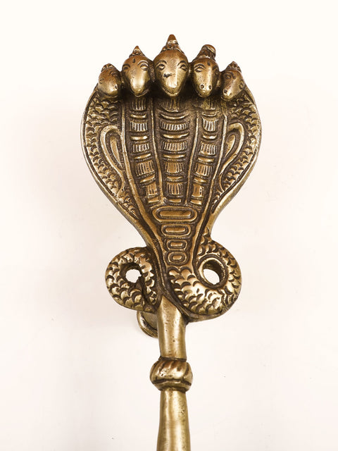 18" Ritual Spoon with Peacock Pair