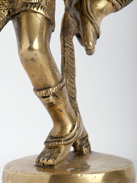 11" Dancing Ardhanarishvara (Shiva Shakti) In Brass | Handmade | Made In India