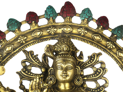 22" Nataraja (Anandatandava of Shiva) In Brass | Handmade | Made In India