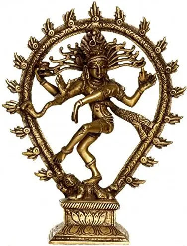 9" Nataraja Handmade Brass Statue