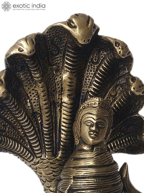 10" Lord Shiva Enshrined as Linga In Brass | Handmade | Made In India