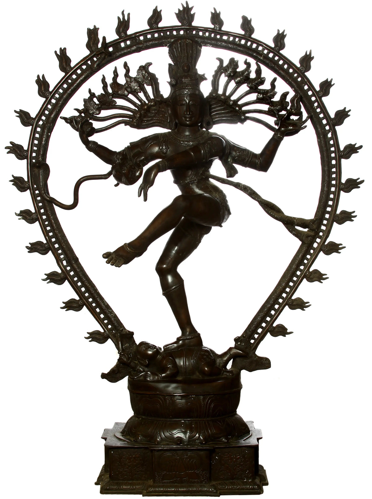 58" Large Size Nataraja In Brass | Handmade | Made In India