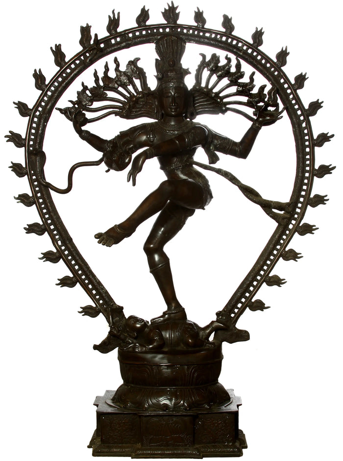 58" Large Size Nataraja In Brass | Handmade | Made In India
