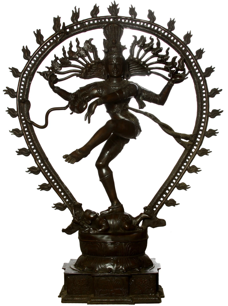 58" Large Nataraja Brass Statue Handmade