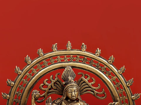 13" Nataraja Brass Statue - form of the Hindu God Shiva