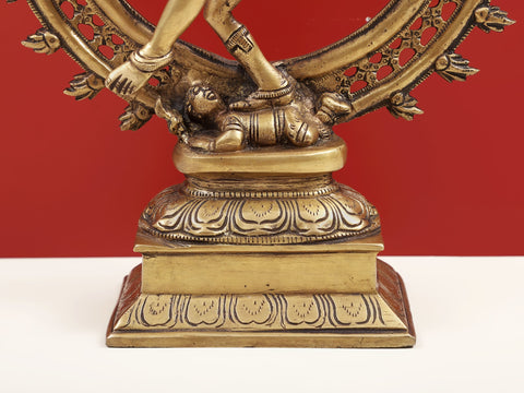 13" Nataraja Brass Statue - form of the Hindu God Shiva
