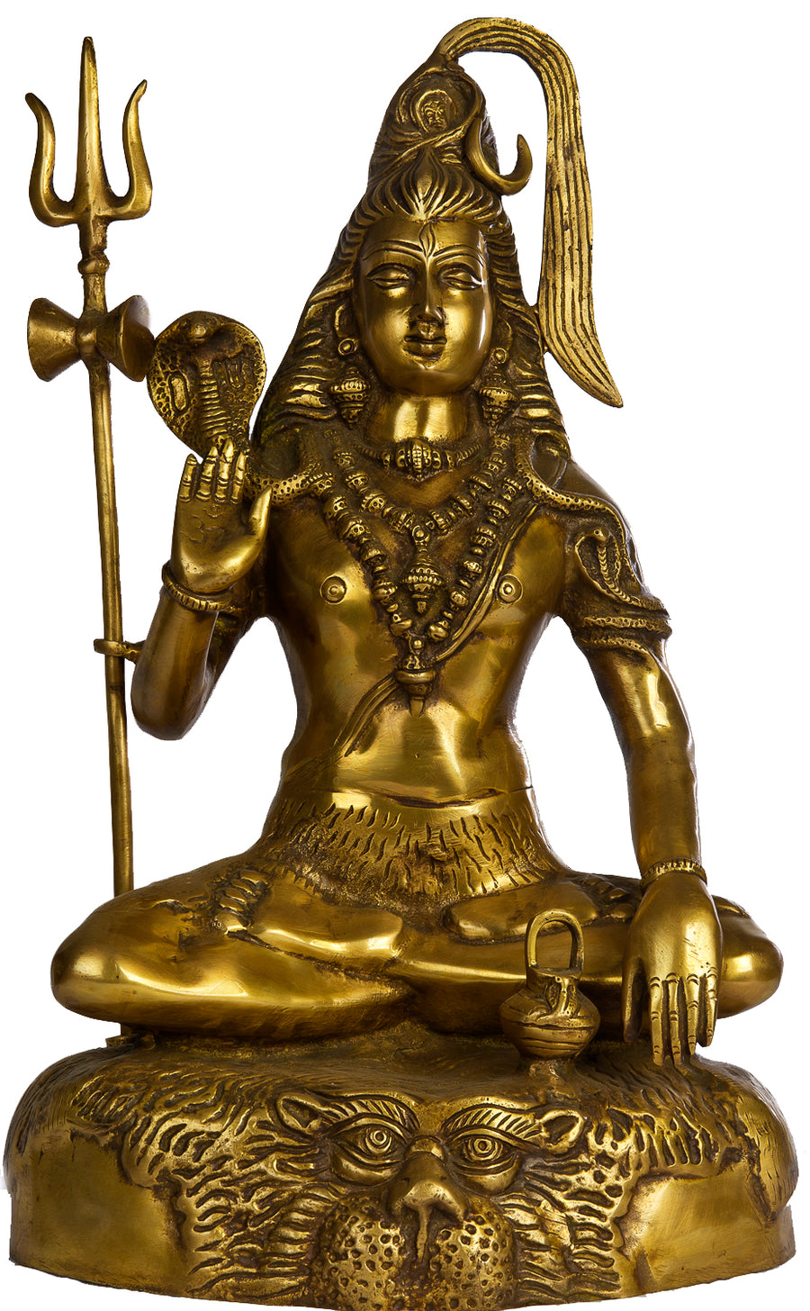 18" Bhava Shiva Brass Statue Handmade