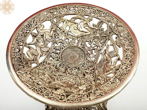 Fully Carved Fruit Bowl with Jali Work