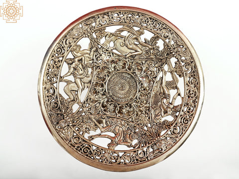 Fully Carved Fruit Bowl with Jali Work