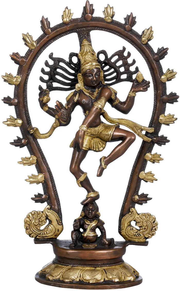 11" Lord Shiva Nataraja Handmade Brass Idol