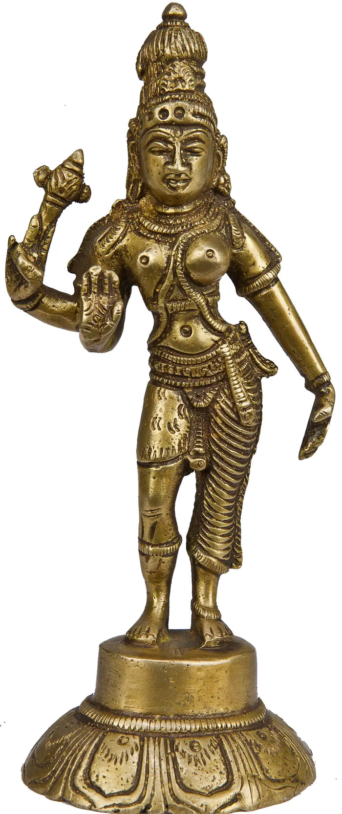 Ardhanarishvara (Shiva Shakti) Brass Sculpture