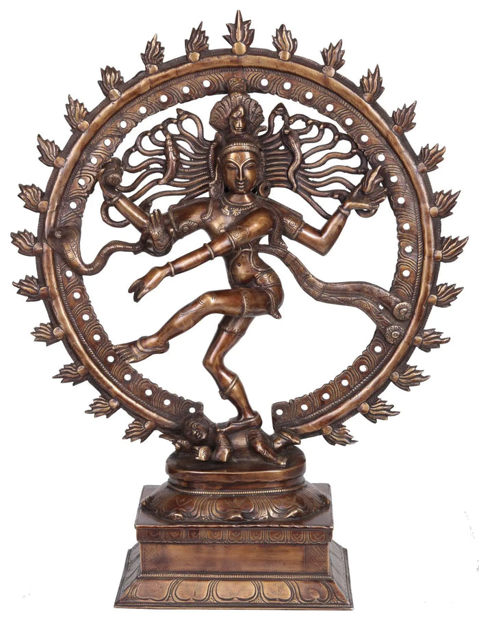 21" Nataraja In Brass | Handmade | Made In India
