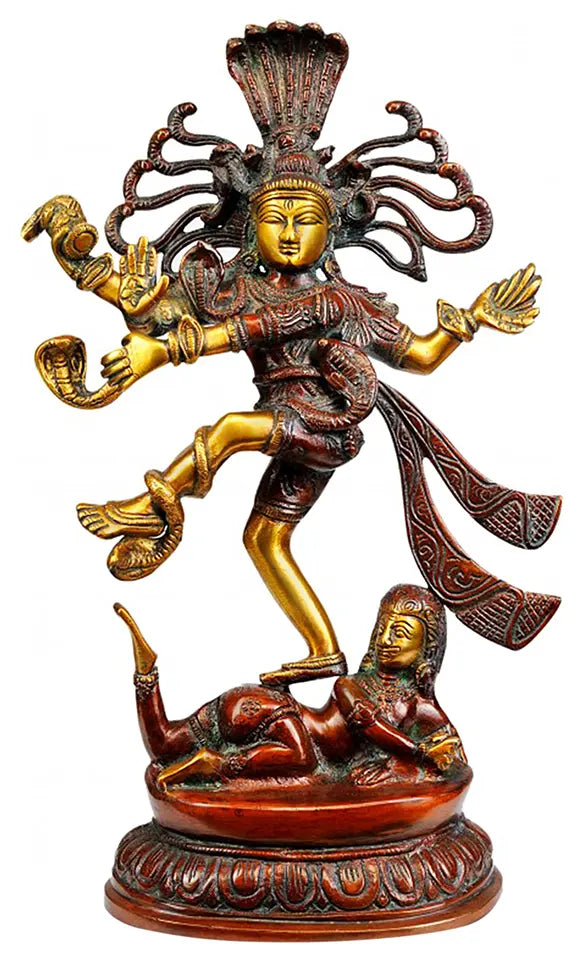 14" Nataraja In Brass | Handmade | Made In India