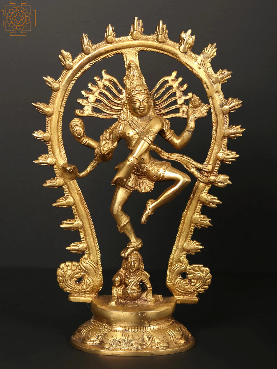 Lord Shiva as Nataraja Handmade Brass Statue