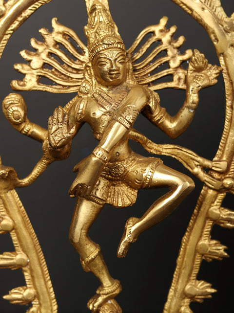 Lord Shiva as Nataraja In Brass | Handmade | Made In India