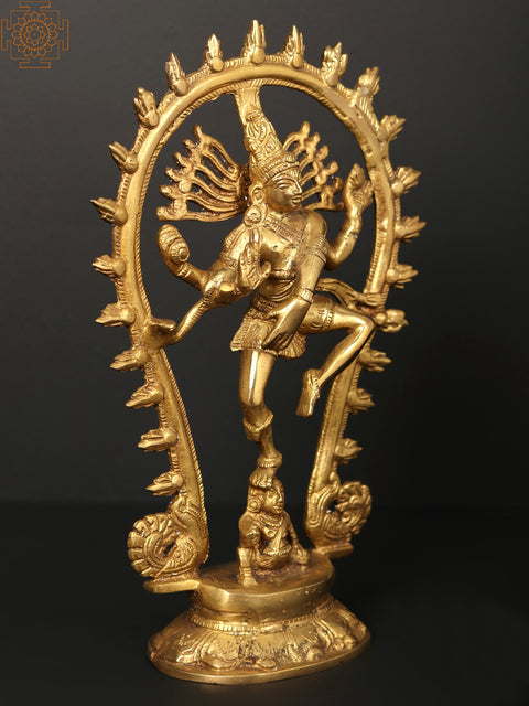 Lord Shiva as Nataraja In Brass | Handmade | Made In India