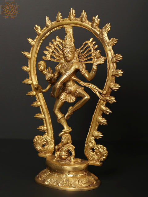 Lord Shiva as Nataraja In Brass | Handmade | Made In India