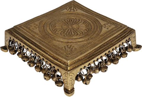 Ritual Chowki with Ghungroos (Bells)
