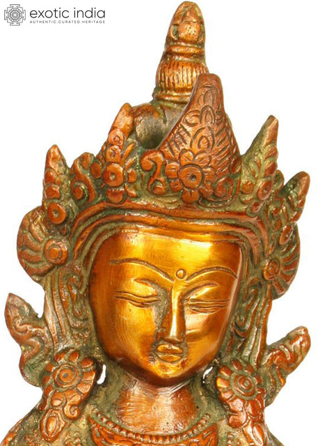Tibetan Buddhist Deity Vajradhara Brass Statue – The Protector of Vajrayana