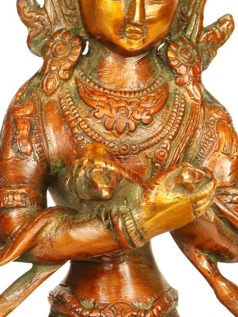 Tibetan Buddhist Deity Vajradhara Brass Statue Ð The Protector of Vajrayana