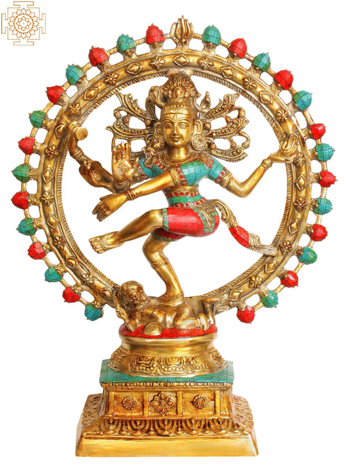 22" Nataraja Handmade Brass Statue for Home Pooja
