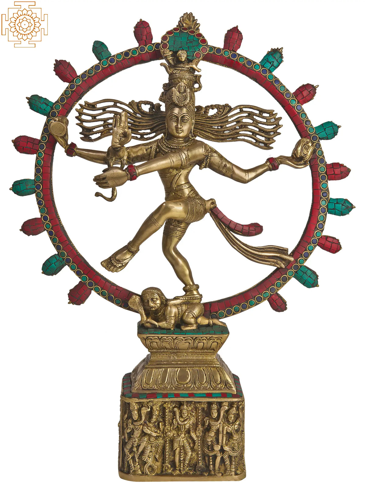 22" Nataraja In Brass | Handmade | Made In India