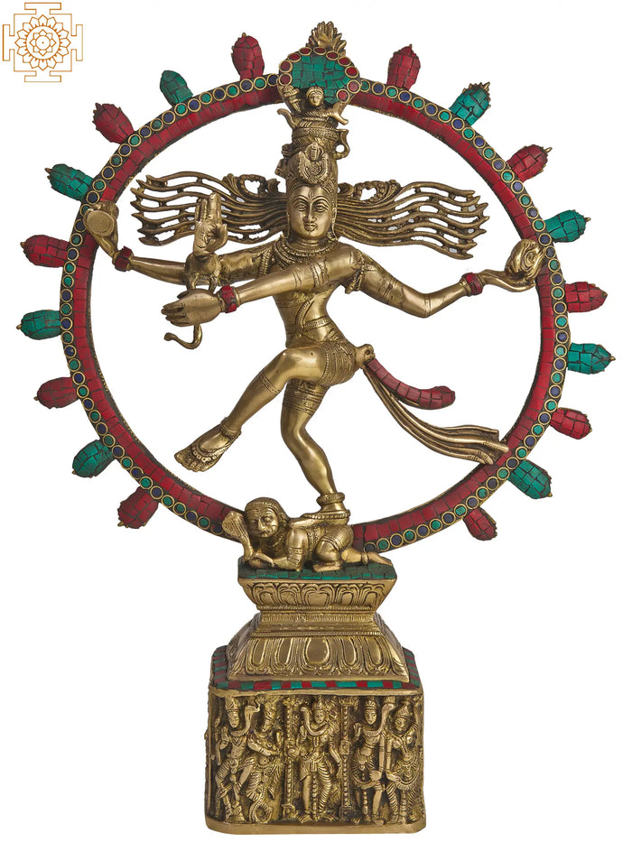 22" Nataraja In Brass | Handmade | Made In India
