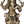 7" Lord Ganesha Seated on Double-Petalled Lotus Pedestal In Brass | Handmade | Made In India