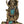 11" Dakshnina Kali Brass Statue with Inlay Work | Handmade | Made in India