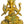 11" Four Armed Seated Ganesha In Brass