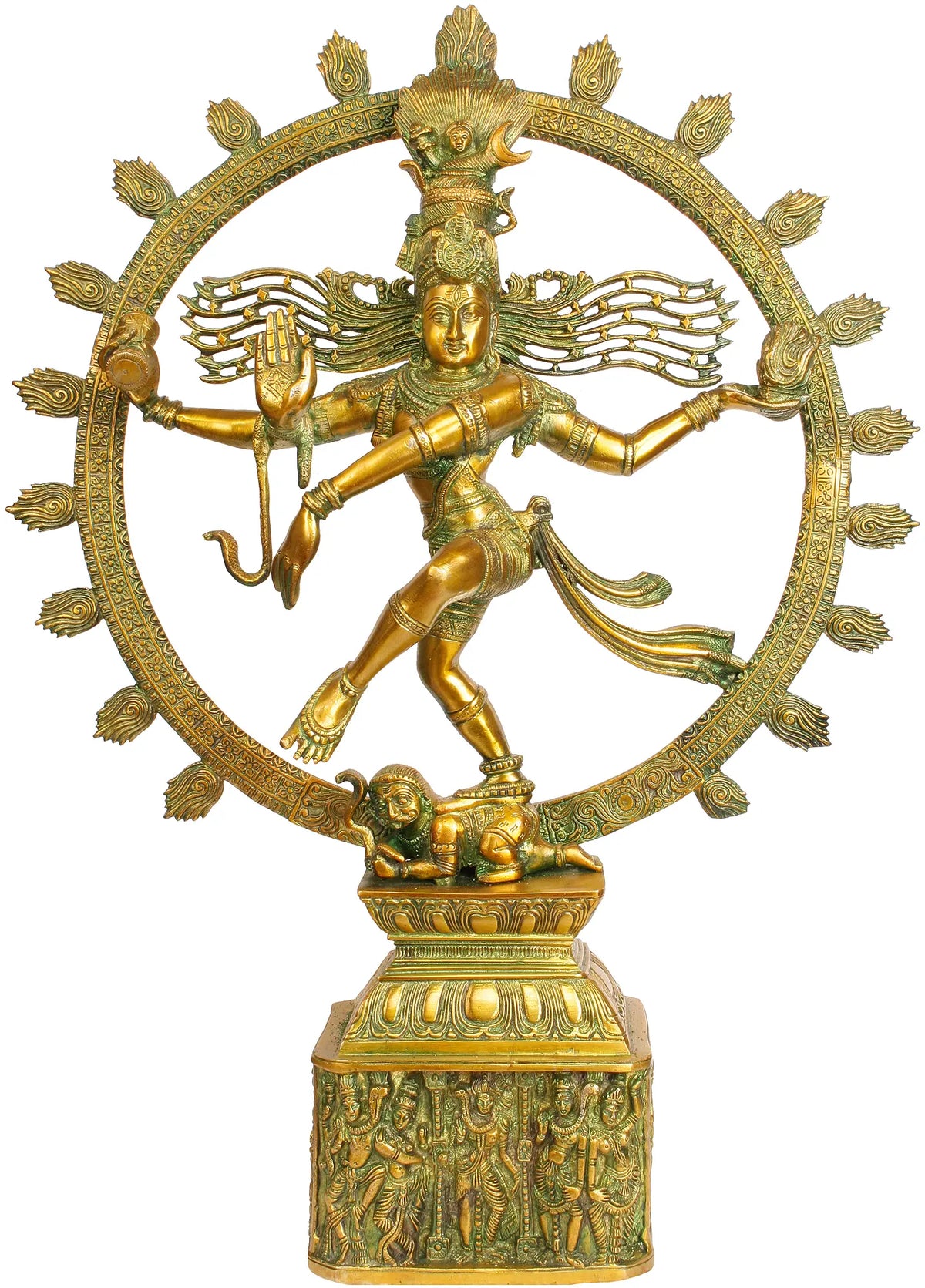 22" Nataraja In Brass | Handmade | Made In India