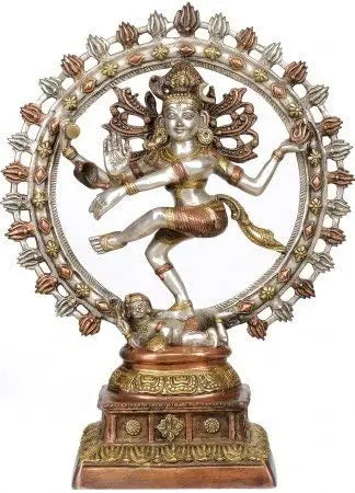 22" Nataraja Handmade Brass Statue for Home Decor