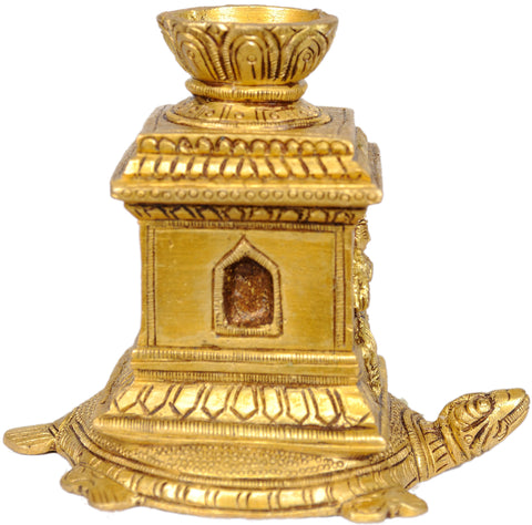 Incense Sticks Stand on Tortoise