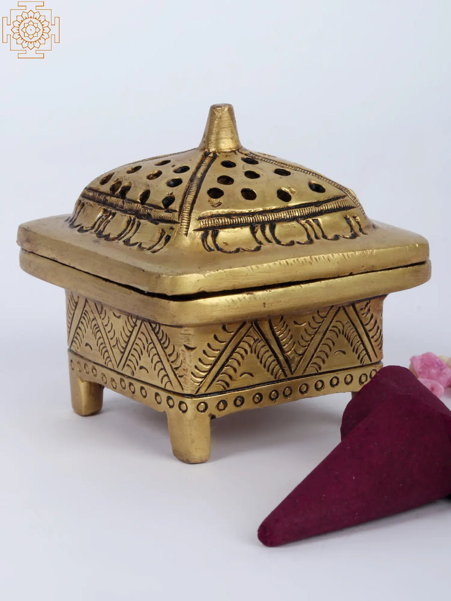 2" Brass Incense Burner Handmade