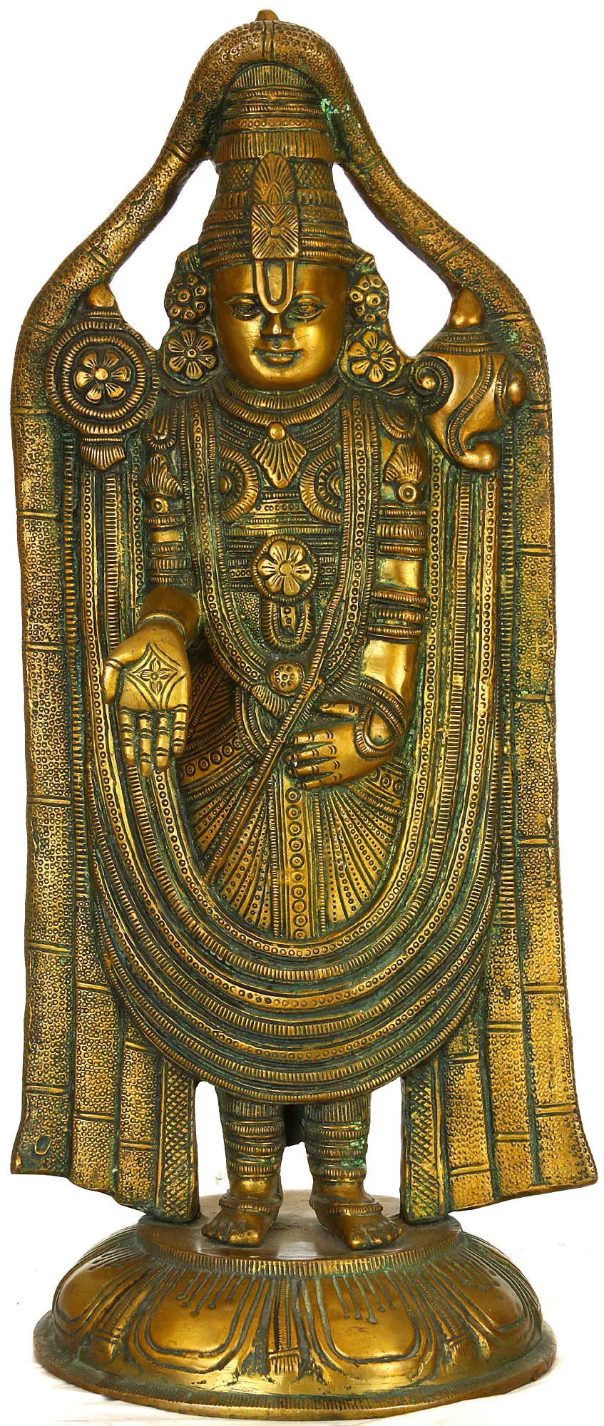 Tirupati Balaji Brass Idol for Pooja