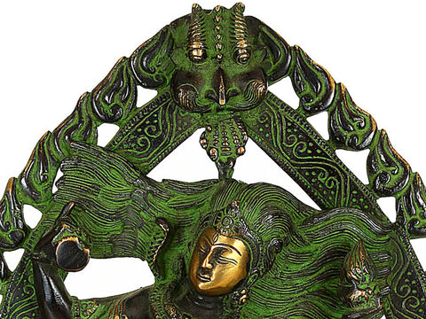 15" Shiva Tandava In Brass | Handmade | Made In India