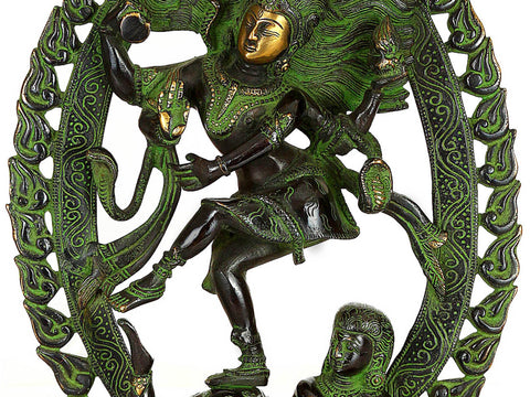 15" Shiva Tandava In Brass | Handmade | Made In India