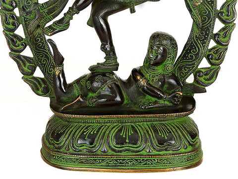 15" Shiva Tandava In Brass | Handmade | Made In India