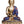 13" Lord Buddha with Pinda-Patra (with Superfine Inlay Work) In Brass