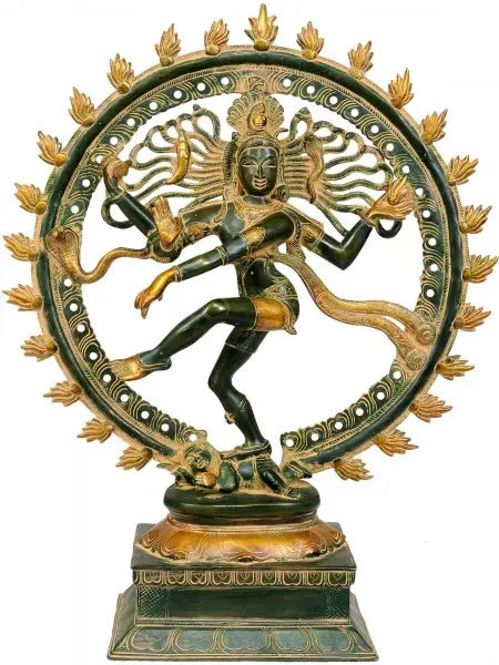 21" Nataraja In Brass | Handmade | Made In India