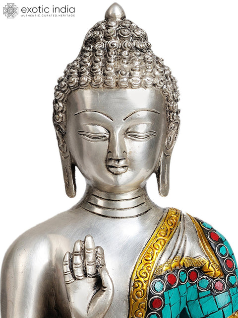 11" Lord Buddha In Brass | Handmade | Made In India