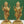 16" Lord Vishnu and Goddess Lakshmi Brass Sculpture