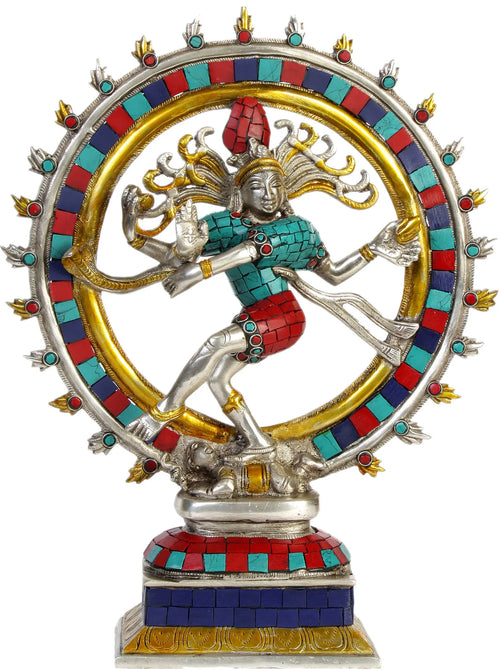 13" Nataraja Handmade Brass Statue for Home Decor