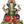 12" Lord Ganesha (With Inlay Work) In Brass | Handmade | Made In India